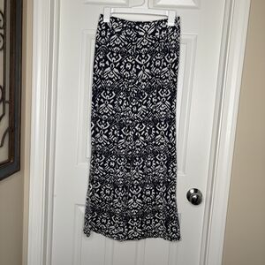 Lauren Ralph Lauren LRL Blue and White Beach Pants Ikat Pattern Size Small